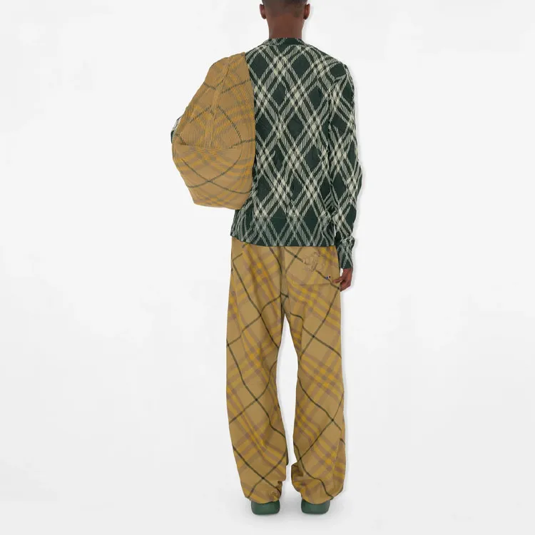 Burberry Plaid check Crinkled effect Jumper-3