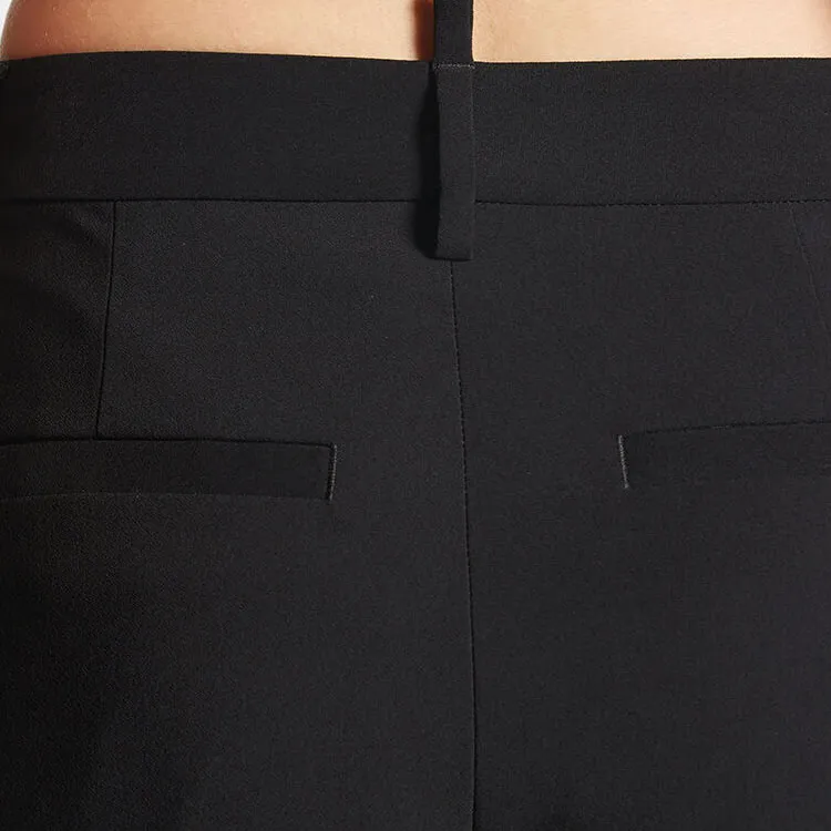 DSQUARED 2 High waisted Cotton Straight leg Trousers-4