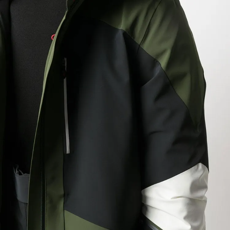 Perfect Moment Colour-block Panelled Hooded Jacket-4