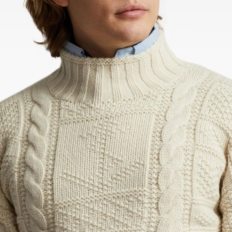 Polo Ralph Lauren Anchor Aran-knit Jumper-4