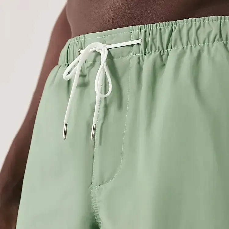 HERMES FW23 Casual Shorts Men's Aqua Blue-4