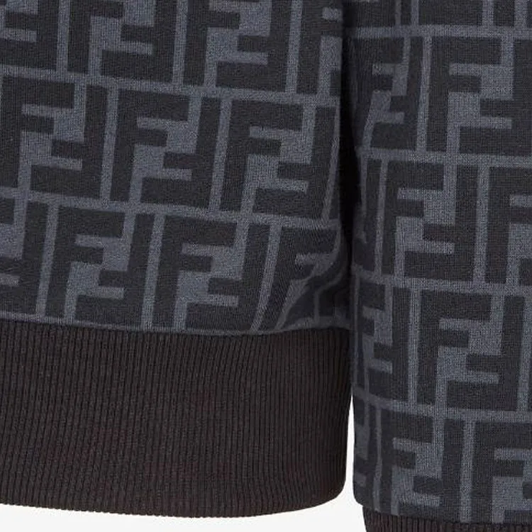 FENDI FW22 Sweatshirt Men's Black-5