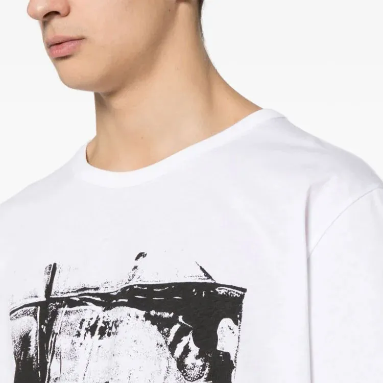 Alexander McQueen Graphic Printed Crewneck T Shirt-4
