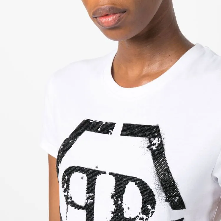 PHILIPP PLEIN Sexy Pure Fit Hexagon T shirt-4