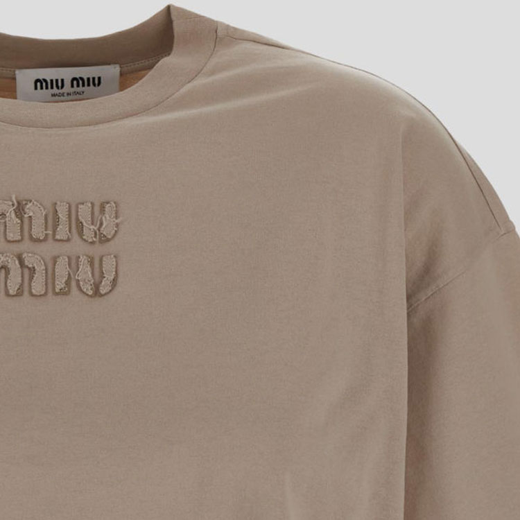 トップス MIU MIU Khaki Tops 2000s S/S 1999 Miu Miu Top (42) – Bintagged