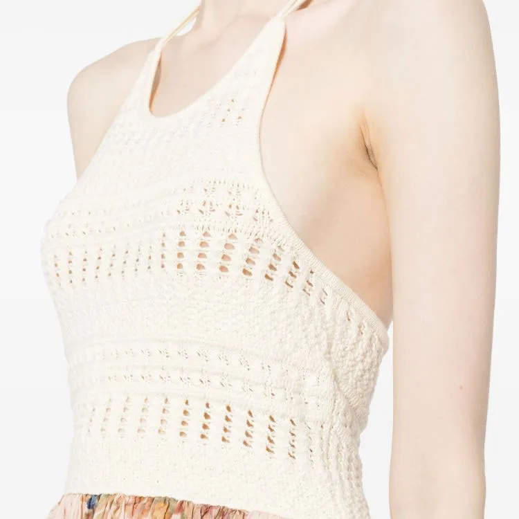 Zimmermann SS24 Sleeveless Dress Women's Ivory-4