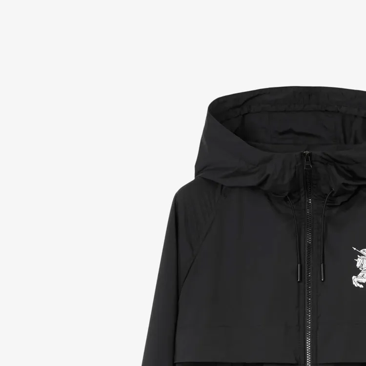 Burberry Equestrian Knight motif Hooded Jacket-3