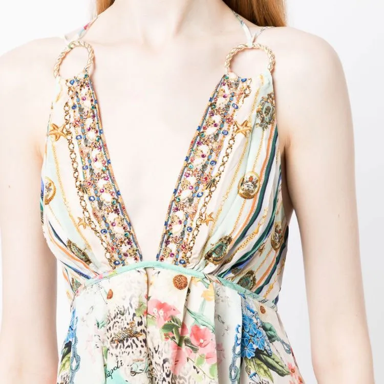 CAMILLA Amalfi Lullaby Silk Minidress-4