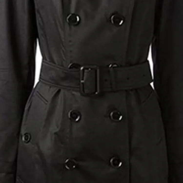 Burberry Coats Women's Black-3