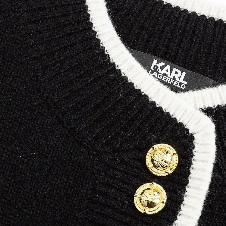 KARL LAGERFELD SS24 Knitwear Women's Black-3