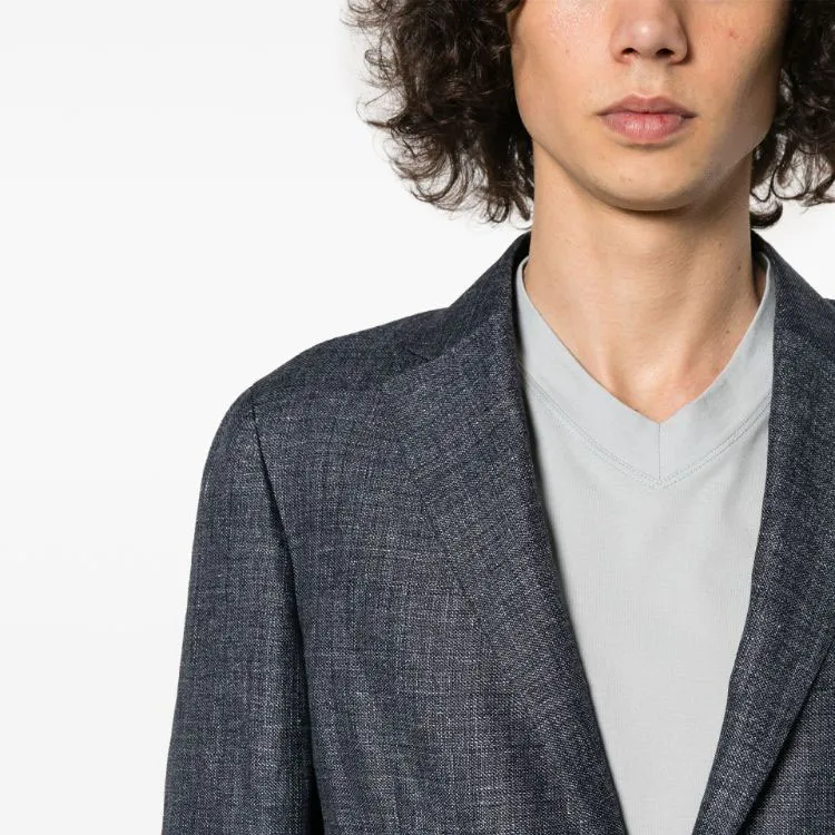 Ermenegildo Zegna Single Breasted Tailored Blazer-3