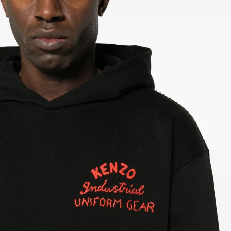KENZO Drawn Varsity Oversize Hoodie-4