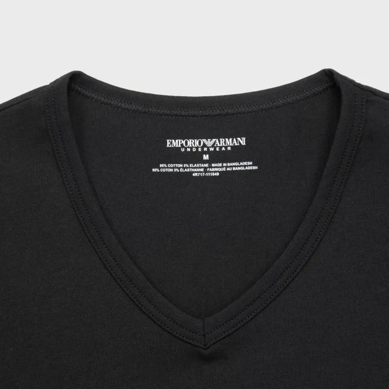 EMPORIO ARMANI T Shirt Black Men's 2 Pack-6