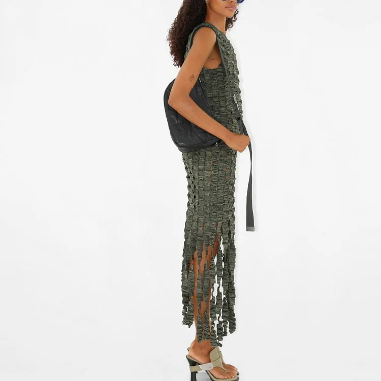 Burberry Crocheted Silk-blend Midi Dress-2