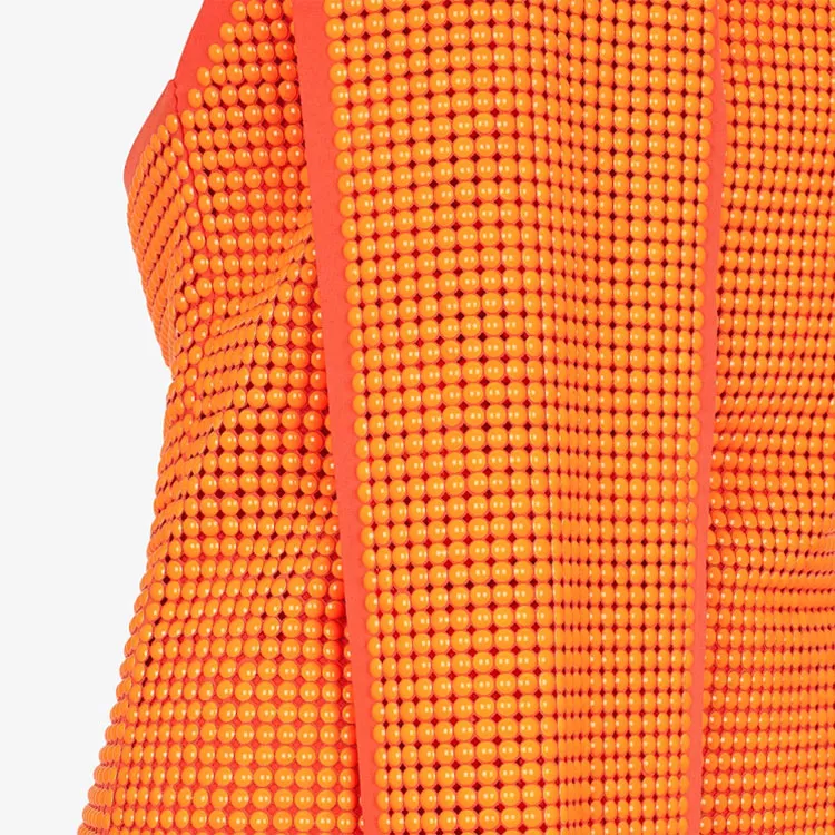 FENDI Sleeveless Dress Women's Orange-4
