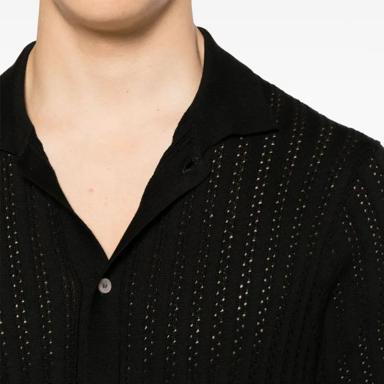 Tagliatore Jesse Knitted Cotton Shirt-4