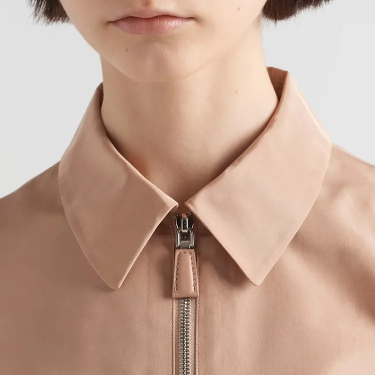 PRADA Short Sleeved Zipped Shirt-4