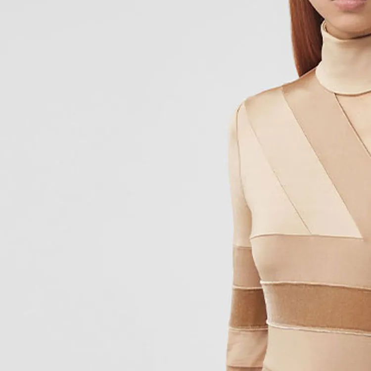 Burberry Union Jack Flag Print Bodysuit 'Dark Biscuit'-5