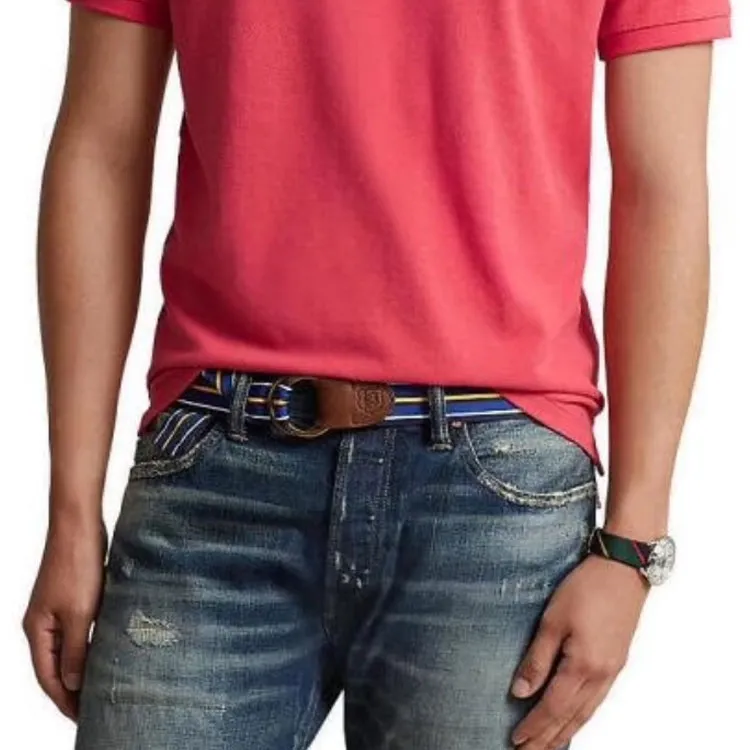 Polo Ralph Lauren FW23 Polo Shirt Men's Light Pink-5