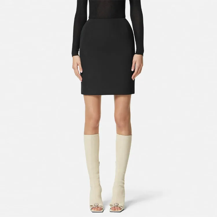 VERSACE SS24 Casual Short Skirts Women's Black-2