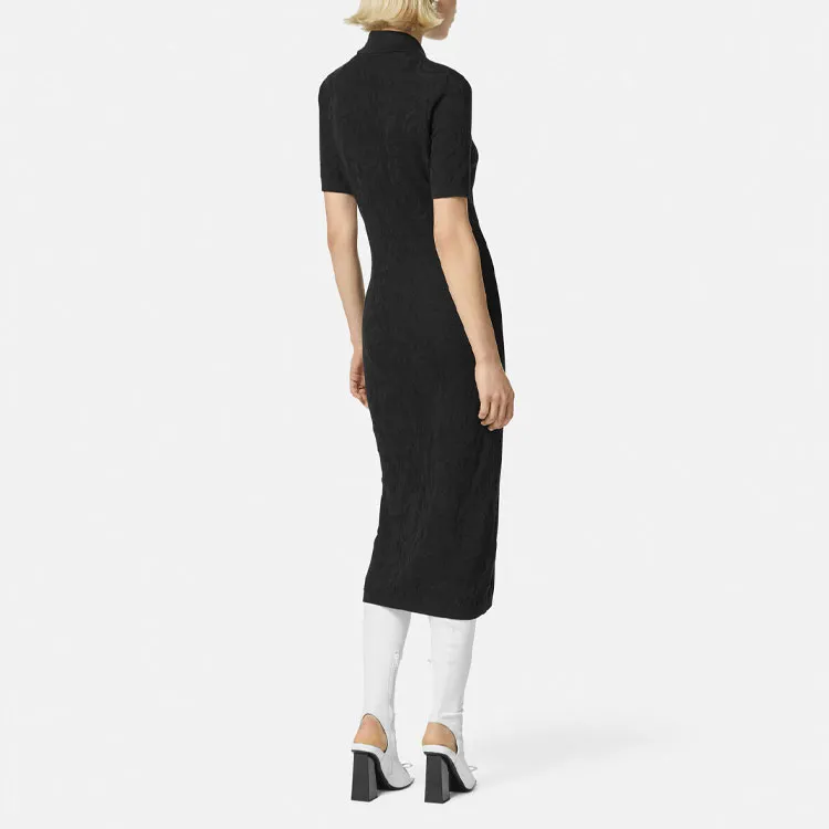 VERSACE Medusa Head buttons Knitted Dress-2
