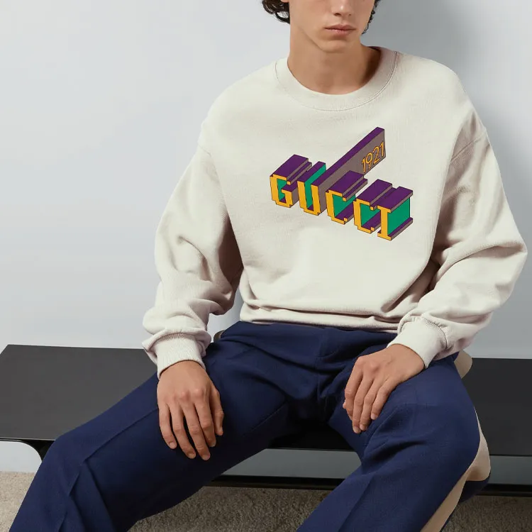 GUCCI Printed Jersey Sweatshirt-2