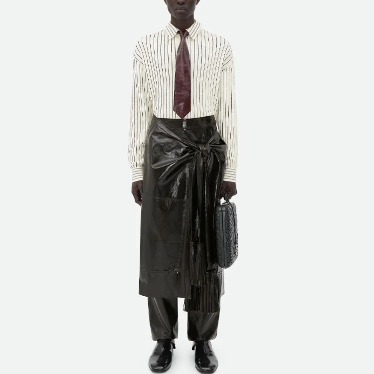 Bottega Veneta Pinstripe Knitted Shirt-2