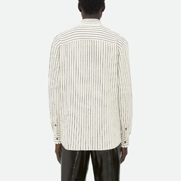 Bottega Veneta Pinstripe Knitted Shirt-3