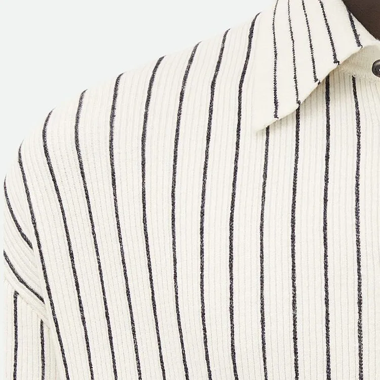 Bottega Veneta Pinstripe Knitted Shirt-5