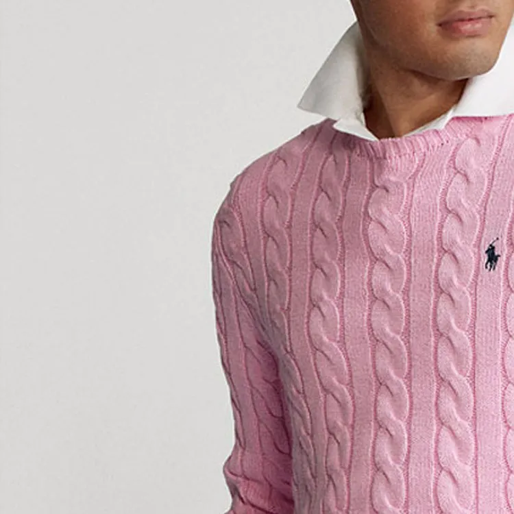 Polo Ralph Lauren SS21 Sweater Men's Pink-5