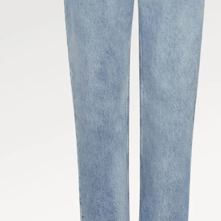 LOUIS VUITTON Washed Regular Jeans-4