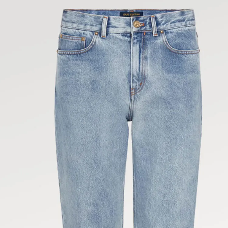 LOUIS VUITTON Washed Regular Jeans-3