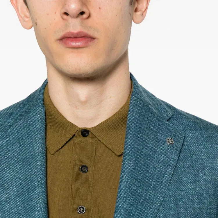 Tagliatore Montecarlo Single Breasted Blazer-4