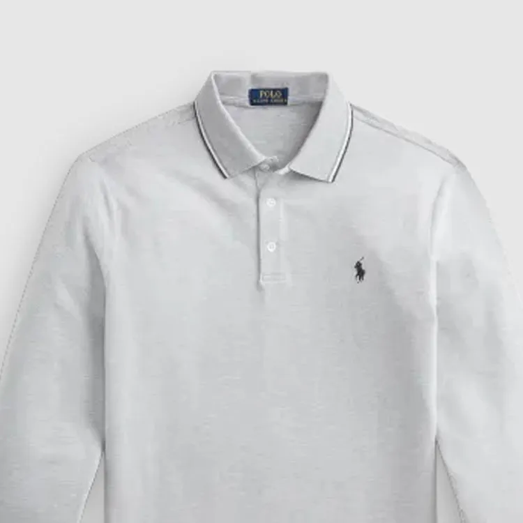 Polo Ralph Lauren Polo Shirt Men's Heather Gray-4