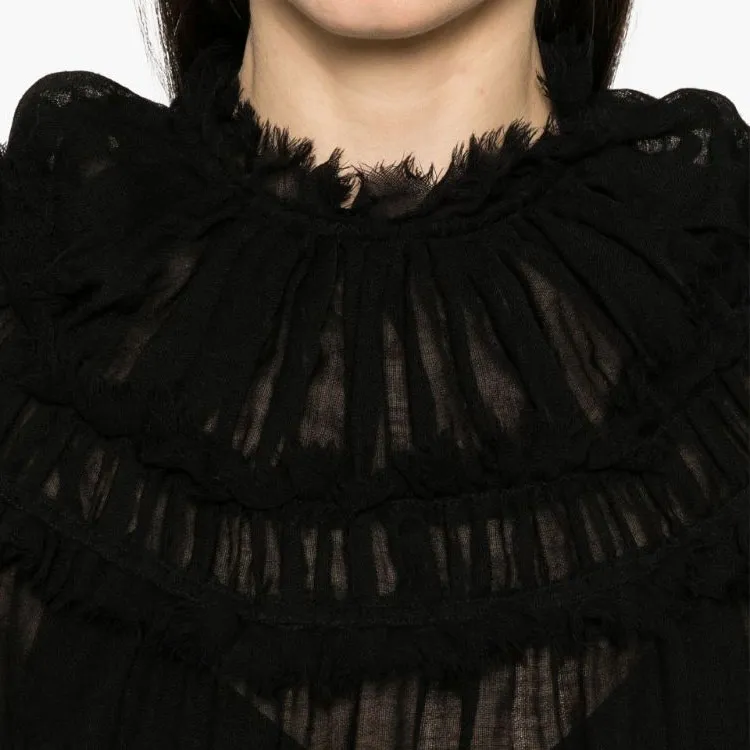 Ulla Johnson Zuri Semi-sheer Wool T-shirt-4