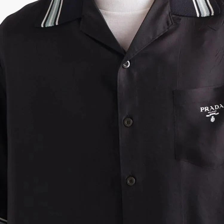 PRADA Short Sleeved Button Up Shirt-4
