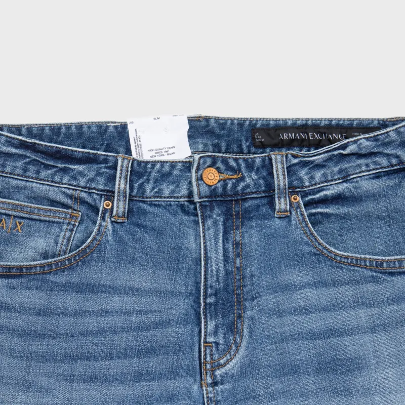 ARMANI EXCHANGEAE SS24 Jeans Men's Blue-4