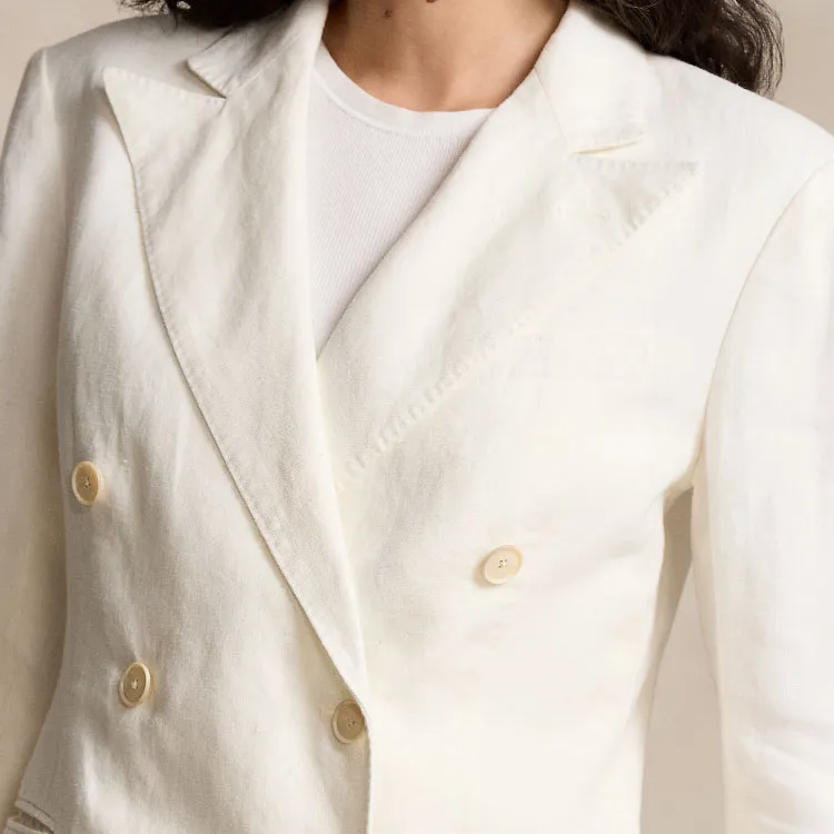 Polo Ralph Lauren Double breasted Linen Blazer-5