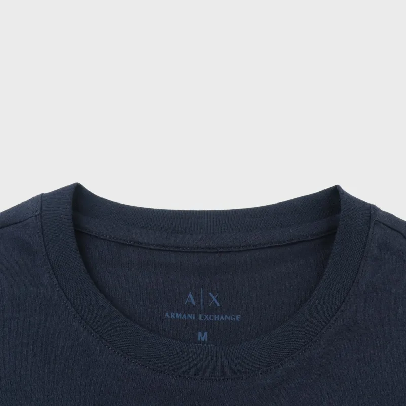 ARMANI EXCHANGEAE SS24 T Shirt Men's Navy Blue-5