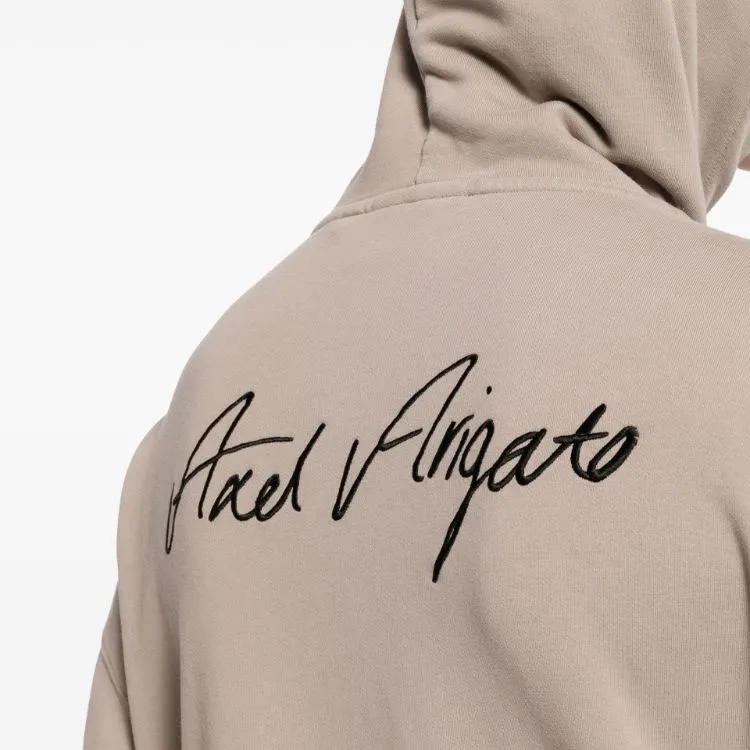 Axel Arigato Drill Logo embroidered Hoodie-4