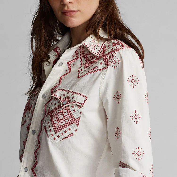 Ralph Lauren SS24 Shirt Women's White Paper-4