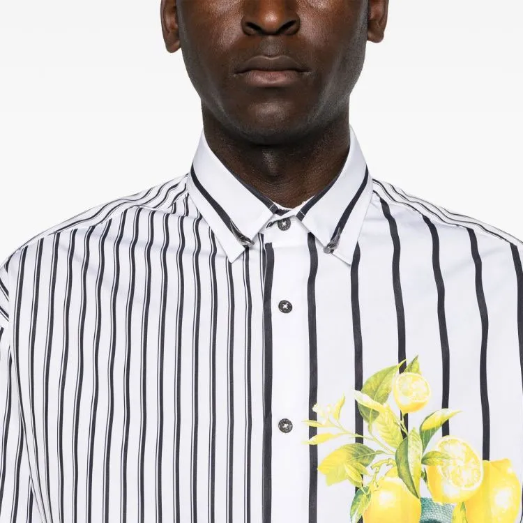 Roberto Cavalli Mix print Cotton Shirt-4