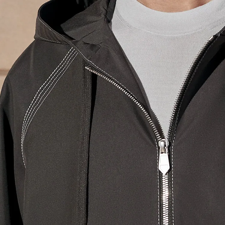 HERMES Jackets Coats Men's Licorice-3