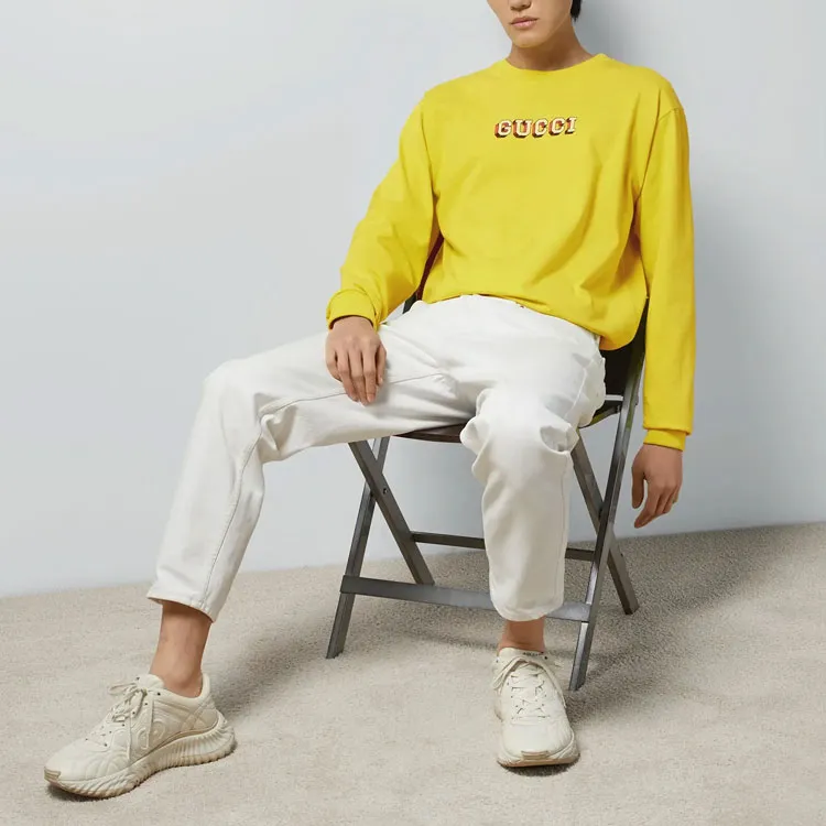GUCCI T Shirts Men Yellow-1