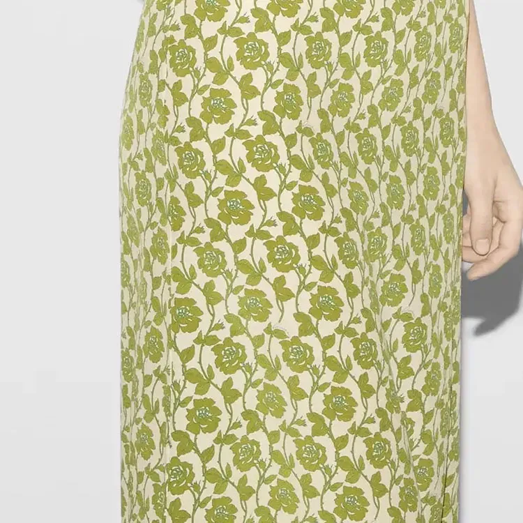 GUCCI Casual Long Skirts Women's Green-5