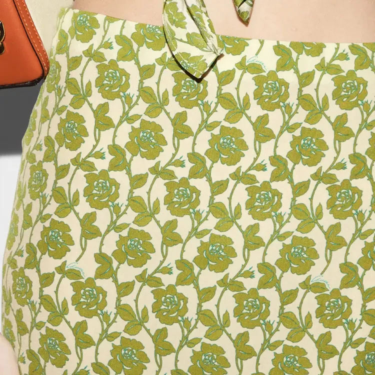 GUCCI Casual Long Skirts Women's Green-4