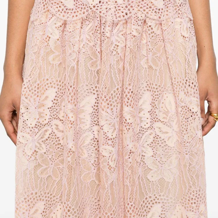 Zimmermann Harmony Lace Midi Skirt-4