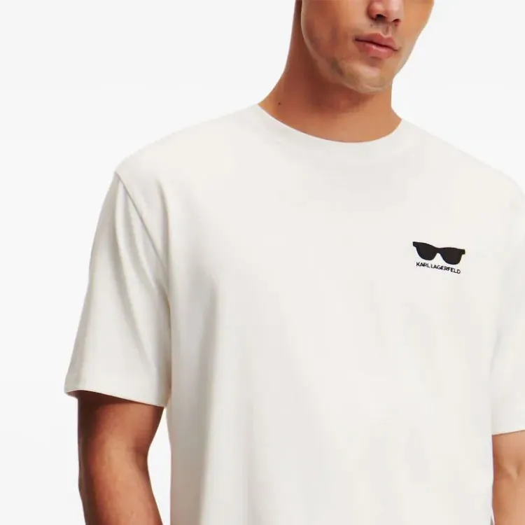 Karl Lagerfeld Sunglasses embroidered T shirt-5