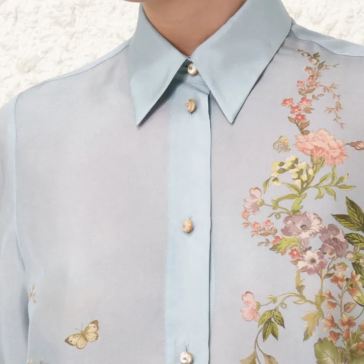 Zimmermann Waverly Long Sleeved Relaxed Shirt-2