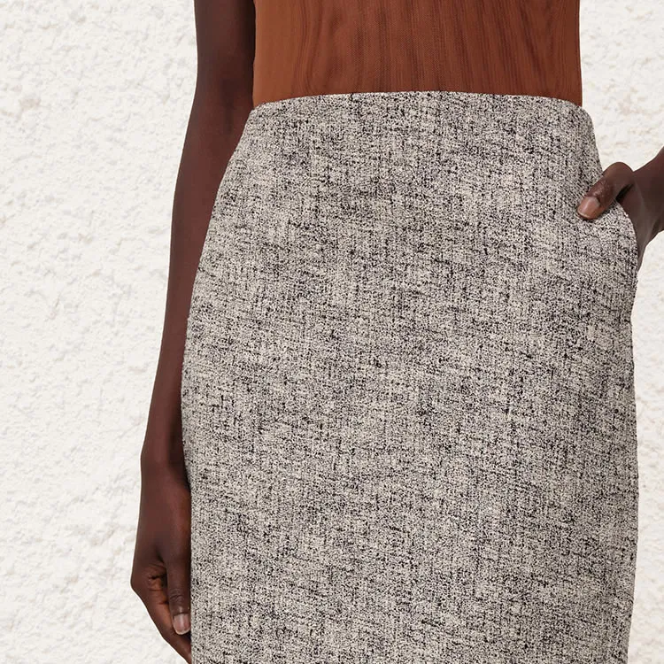 Zimmermann SS24 Casual Long Skirts Women's Black Frost-5